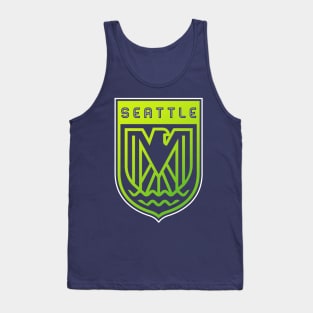 Modern Seattle Seahawks Football team Emblem Tank Top